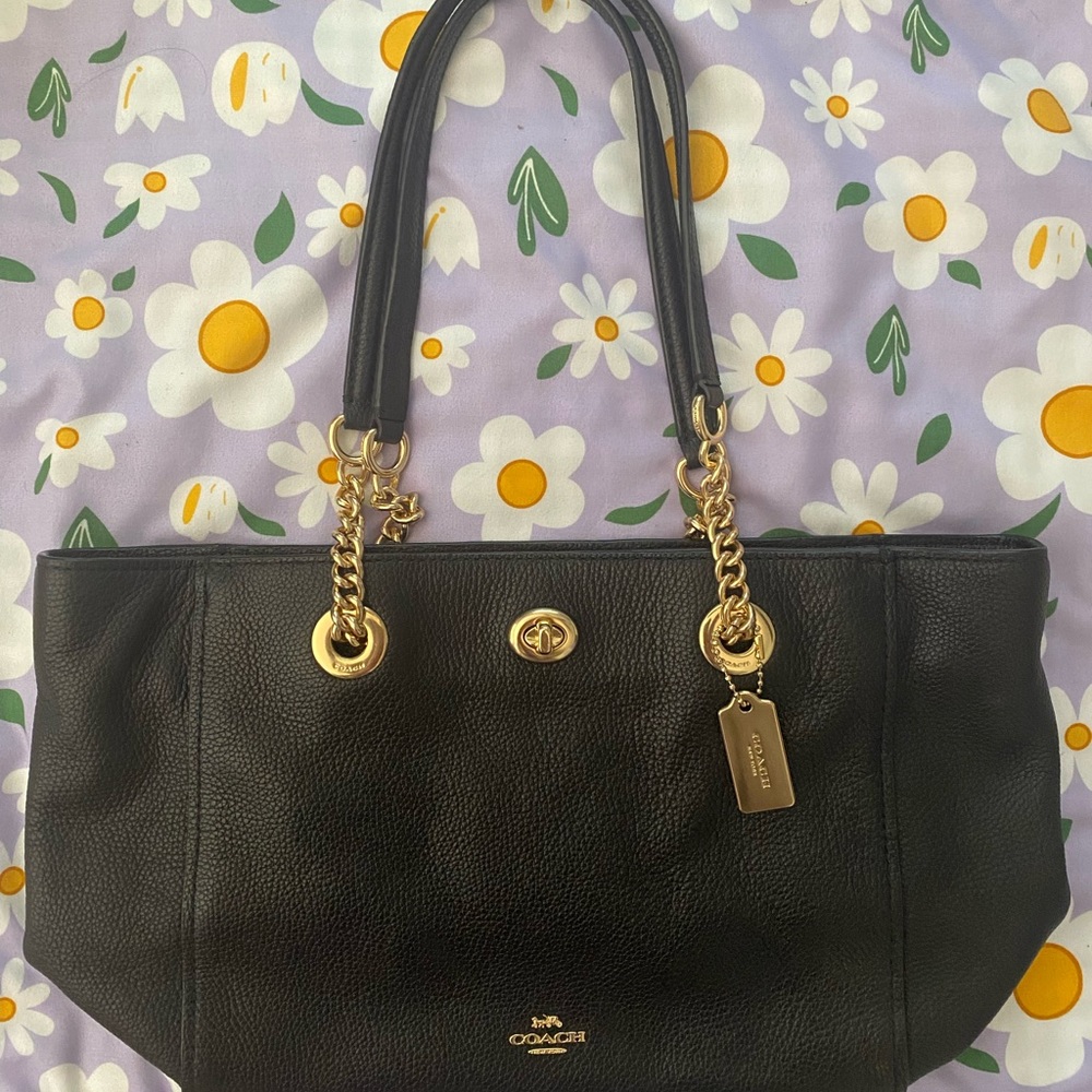 Coach Leather Shoulder Bag